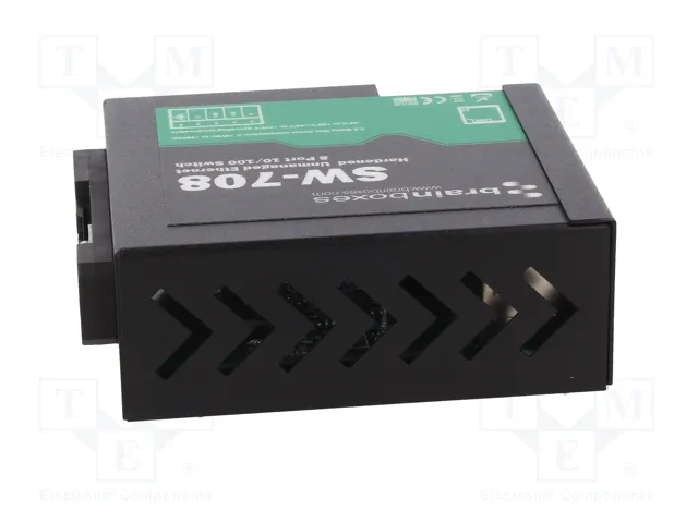 BRAINBOXES SW-708 Switch Ethernet no administrado de 8 puertos