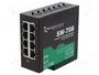 BRAINBOXES SW-708 Switch Ethernet no administrado de 8 puertos