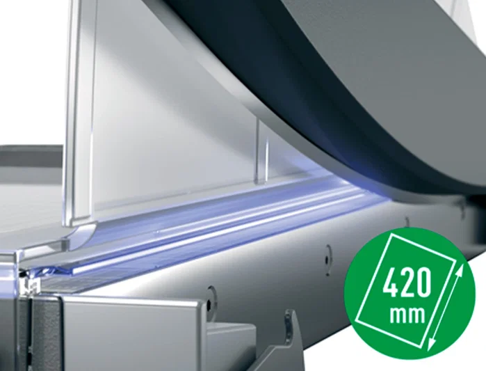 Leitz Precision Office Pro A3 Cizalla de Palanca con Base de Cristal
