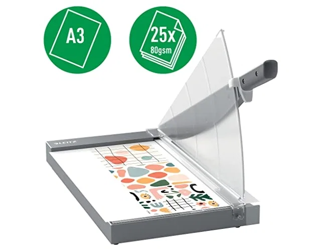 LEITZ Guillotina Precision Office Pro A3 con base de cristal LEITZ Guillotina Precision Office Pro A3 con base de cristal