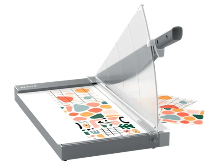 Leitz Precision Office Pro A3 Cizalla de Palanca con Base de Cristal