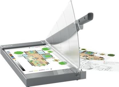 Leitz Precision Office Pro A3 Cizalla de Palanca con Base de Cristal