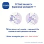 MAM Biberón de Vidrio 260 ml - 0 a 6 meses - Flow Teat 2 - Azul