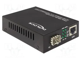 DeLOCK 86110 Convertidor de medios de red 10/100/1000Base-T a 100/1000Base-X SFP