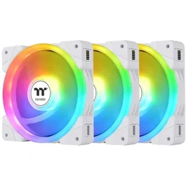 Thermaltake SWAFAN EX12 ARGB Ventilador PC Blanco TT Premium Edition Pack 3 Unidades 120mm