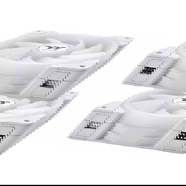 Thermaltake SWAFAN EX12 ARGB Ventilador PC Blanco TT Premium Edition Pack 3 Unidades 120mm