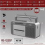 SAMI Radio cassete de 2 bandas con grabador USB