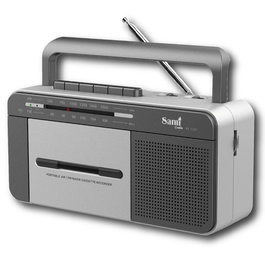 SAMI Radio Cassete con Grabador USB y 2 Bandas (AM/FM) - Funciona con AC/DC