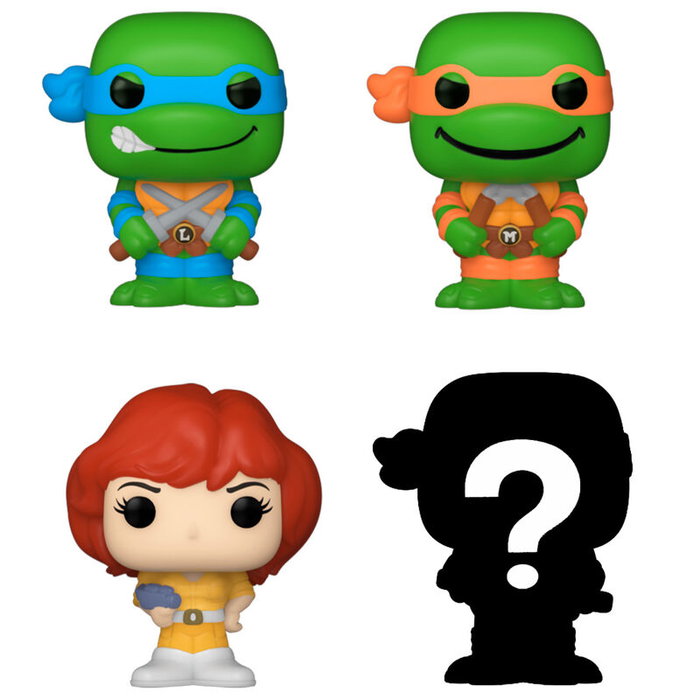 Funko Bitty POP Tortugas Ninja Leonardo Blister 4 Figuras Coleccionables