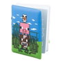 Wondee Bloc de notas Minecraft hinchado con llavero
