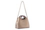 Lucky Bees 1289 Bolso de Cuero de Polivinilo Dorado Elegante para Mujer, Accesorio de Moda Versátil y Funcional con Bolso Interior