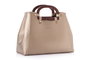 Lucky Bees 1289 Bolso de Cuero de Polivinilo Dorado Elegante para Mujer, Accesorio de Moda Versátil y Funcional con Bolso Interior