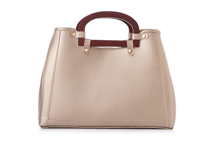 Lucky Bees 1289 Bolso de Cuero de Polivinilo Dorado Elegante para Mujer, Accesorio de Moda Versátil y Funcional con Bolso Interior Lucky Bees 1289 Bolso de Cuero de Polivinilo Dorado Elegante para Mujer, Accesorio de Moda Versátil y Funcional con Bolso Interior