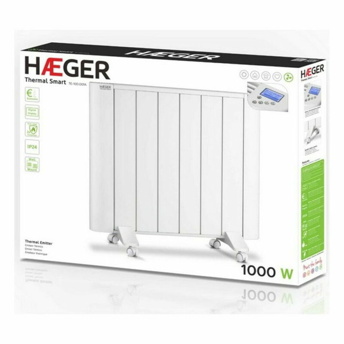 Radiador Haeger TE100001A 1000 W Blanco Radiador Haeger TE100001A 1000 W Blanco