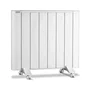 Haeger Convector Térmico Smart Interior 1000 W Blanco con Temporizador, Pantalla y Ruedas, Montaje Piso/Pared IP24
