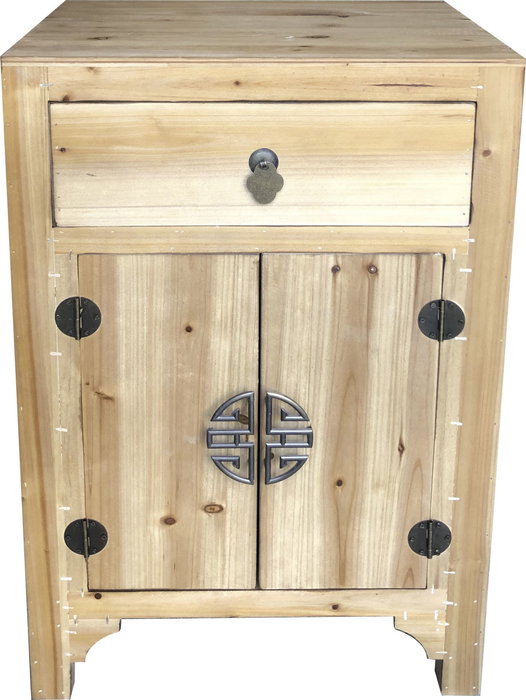 DKD Home Decor Espejo Abeto MDF 70X2X90 Oriental Natural y Rojo