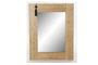 DKD Home Decor Espejo Abeto MDF 70X2X90 Oriental Natural y Rojo