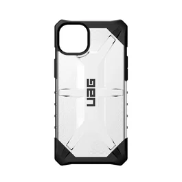 Urban Armor Gear Funda Protectora UAG Plasma para Apple iPhone 14 Plus, Transparente Gris Ice, Resistente a Caídas (4.8 m), Carga Inalámbrica