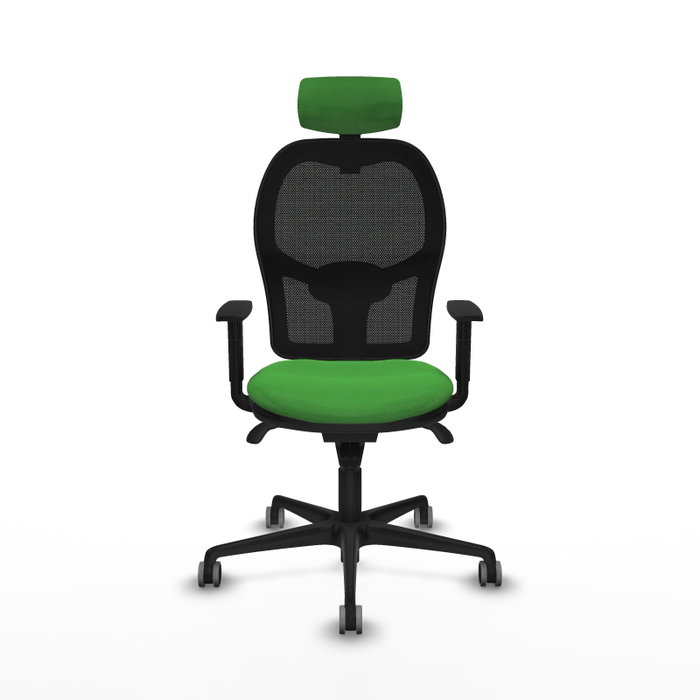 PIQUERAS Y CRESPO Silla de oficina Jorquera Verde y Negro