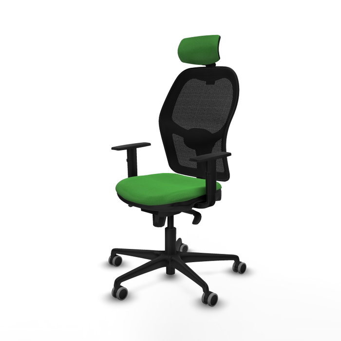PIQUERAS Y CRESPO Silla de oficina Jorquera Verde y Negro