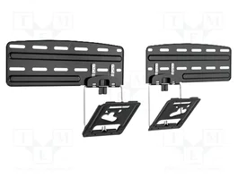 GOOBAY Soporte de pared fijo para TV negro 150x150mm