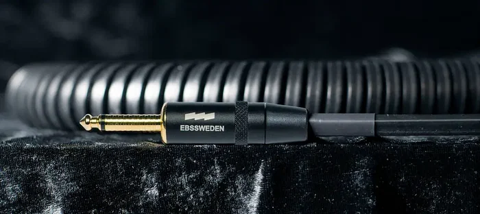 EBS Cable de Instrumento Curly Square Trenzado Jack 6.35mm (7.6 metros) Recto/Recto - EBS