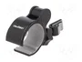 QOLTEC Soporte de coche para rejilla de ventilación, negro