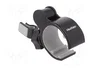 QOLTEC Soporte de coche para rejilla de ventilación, negro