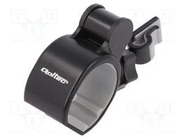 QOLTEC Soporte de coche para rejilla de ventilación, negro