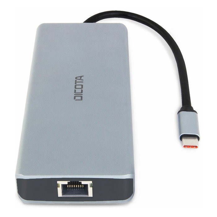 DICOTA D32065 Docking Station USB-C 13-en-1 Plata