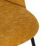 Silla Amarillo Tejido-Metal Contract 49 X 60 X 81 cm (Set de 4)
