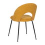 Silla Amarillo Tejido-Metal Contract 49 X 60 X 81 cm (Set de 4)