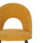 Silla Amarillo Tejido-Metal Contract 49 X 60 X 81 cm (Set de 4)