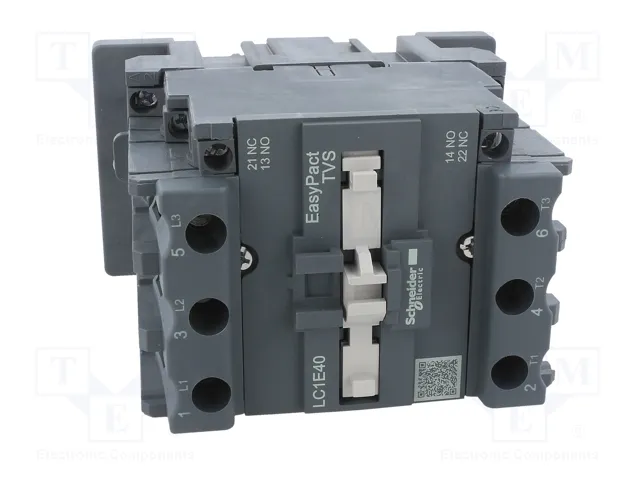 SCHNEIDER ELECTRIC LC1E40P7 Contactor Easy TeSys 3-polar 230VAC