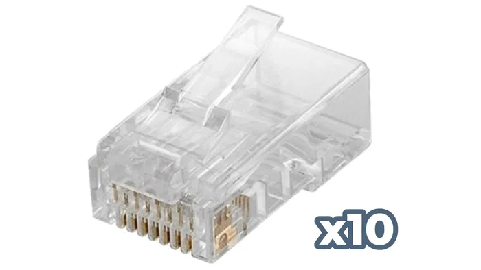 Phasak Conector RJ45 Cat.6 UTP PHK 45C6 (10 unidades) Phasak Conector RJ45 Cat.6 UTP PHK 45C6 (10 unidades)