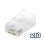 Phasak Conector RJ45 Cat.6 UTP PHK 45C6 (10 unidades)