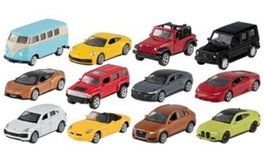 GOKI Pack de 24 coches metálicos surtidos