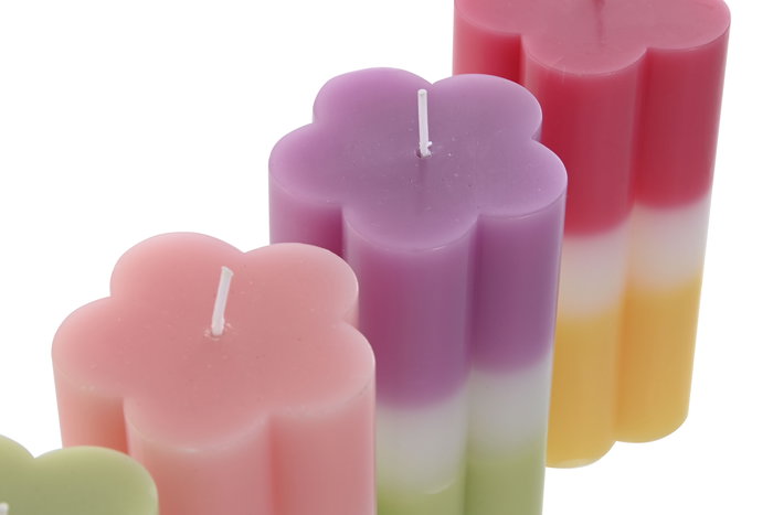 DKD Home Decor Vela Shabby Multicolor 7 x 14 x 7 cm (12 Unidades) DKD Home Decor Vela Shabby Multicolor 7 x 14 x 7 cm (12 Unidades)