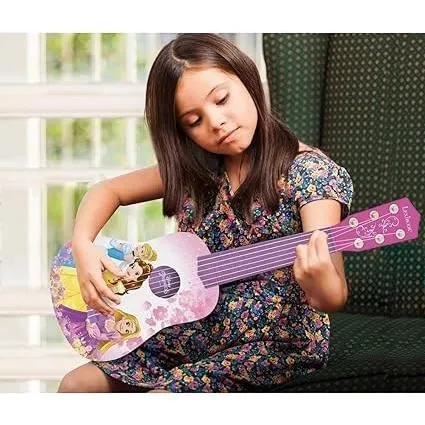 Lexibook Guitarra Acústica para Niños Princesas de Disney - Altura 53 cm Lexibook Guitarra Acústica para Niños Princesas de Disney - Altura 53 cm