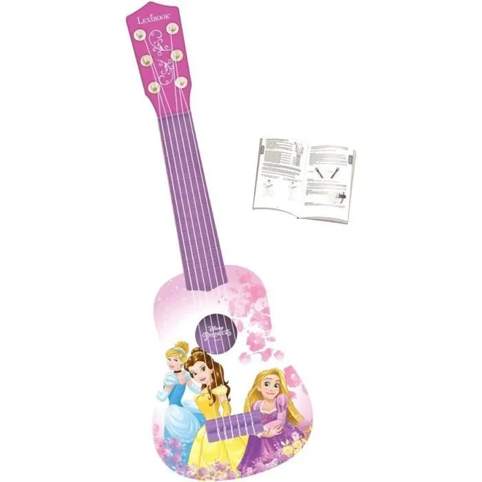 Lexibook Guitarra Acústica para Niños Princesas de Disney - Altura 53 cm Lexibook Guitarra Acústica para Niños Princesas de Disney - Altura 53 cm