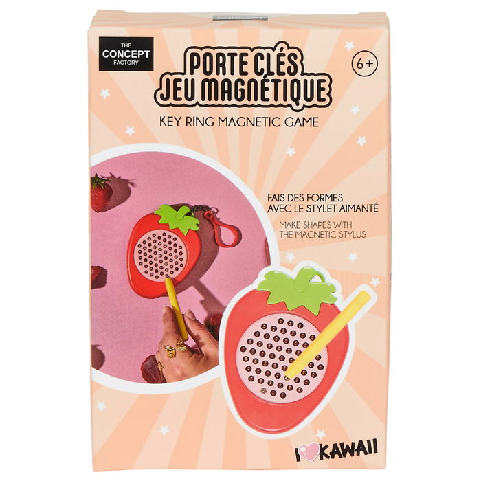 The Concept Factory Juego Llavero Magnético Kawaii Plástico
