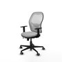 PIQUERAS Y CRESPO Silla de oficina Jorquera Gris y Blanca