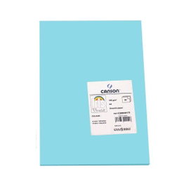 Canson Pack de 50 Cartulinas A4 Azul Turquesa 185g