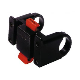 Klickfix Adaptador para Manillar Negro, Adecuado para 22-26 mm