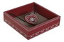 DKD Home Decor Servilletero Shabby Alpino Rojo en MDF y Metal