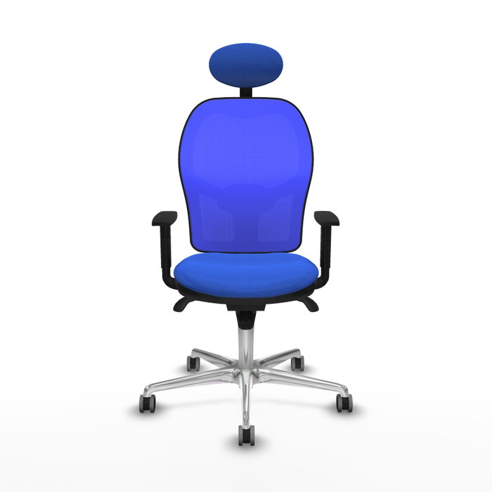 PIQUERAS Y CRESPO Silla de oficina Jorquera Azul con mecanismo Sincro PIQUERAS Y CRESPO Silla de oficina Jorquera Azul con mecanismo Sincro