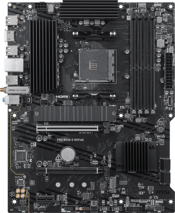 MSI PRO B550-S WIFI6E AMD B550 ATX DDR4 MSI PRO B550-S WIFI6E AMD B550 ATX DDR4