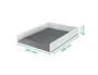 LEITZ Bandeja de sobremesa WOW Dual Blanco perla/Gris