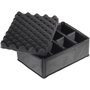 B&W Outdoor Case Type 3000 Amarillo con Compartimentos