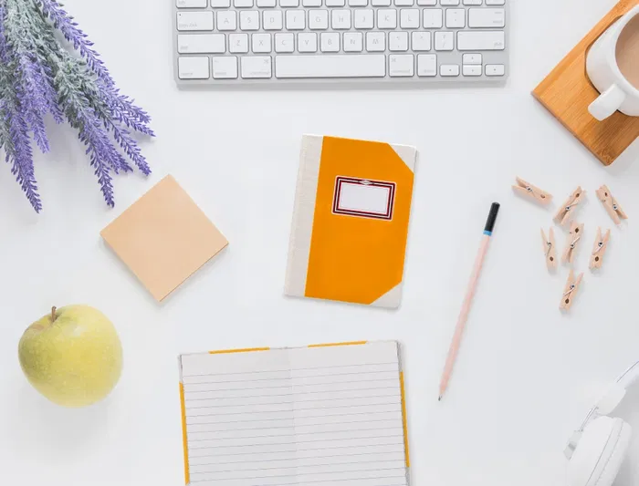 Fernandes Libro Cartone Cosido Din A6+ Rayado Horizontal 50 Hojas 100 gr Naranja